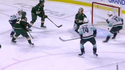 SEA@MIN: Montour scores PPG against Jesper Wallstedt