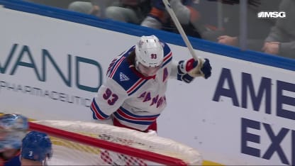 NYR@NYI: Zibanejad scores PPG against David Rittich