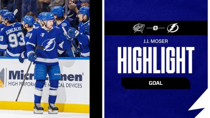 TBL vs. CBJ | Face-off goal from Moser