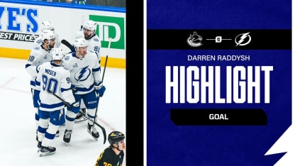 TBL at VAN | Heavy blast from Raddysh doubles the lead