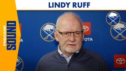 Lindy Ruff Pregame at SJS