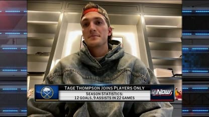 NHL Now: Tage Thompson Interview