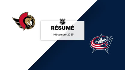 OTT vs CBJ | Résumé | 11/12/2025