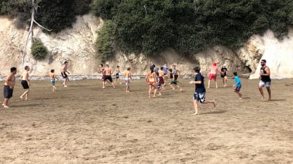 Pro Competition Camp Beach Day Kids Running