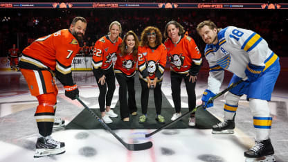 Star-Studded Puck Drop for Women in Sports Night