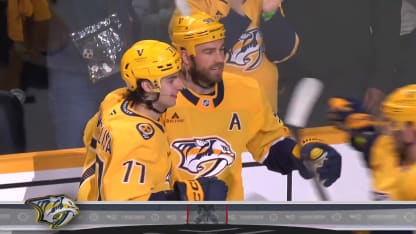 SJS@NSH: Evangelista scores goal against Alex Nedeljkovic