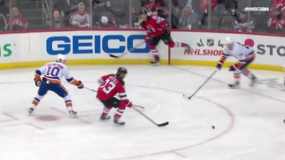 Jack Hughes with a Goal vs. New York Islanders