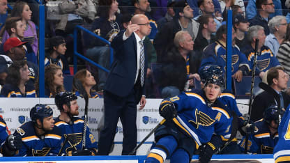 Mike Yeo, St. Louis Blues Game 1 STL-NSH