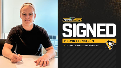 Penguins Sign Forward Melvin Fernstrom to a Three-Year, Entry-Level Contract