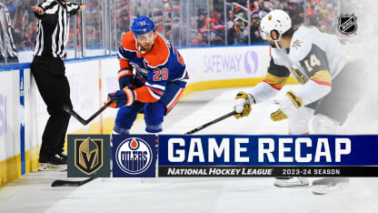Vegas Golden Knights Edmonton Oilers game recap November 28