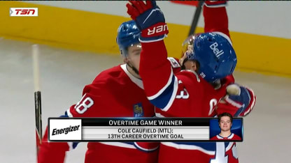 Energizer OT Winner: Cole Caufield