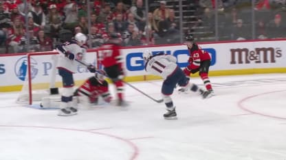 CBJ@NJD: Wood scores goal against Jake Allen