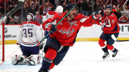 En español: Ovechkin anota su primer gol de playoff en tiempo extra