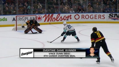 Energizer OT Winner: Vince Dunn