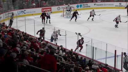 WSH@CAR: Ovechkin scores empty-net goal