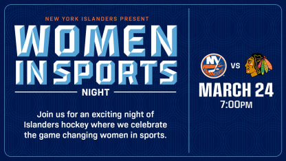 Islanders to Host Annual Women in Sports Night Vs Blackhawks, Supported by Xerox