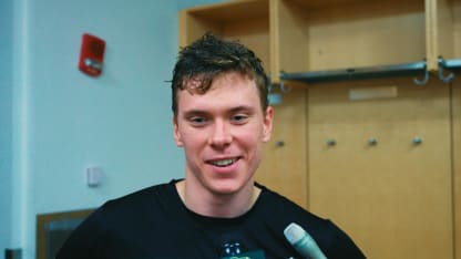 Yurov Postgame at New York Rangers 10/20