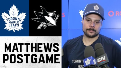 Auston Matthews | Post Game vs. San Jose Sharks