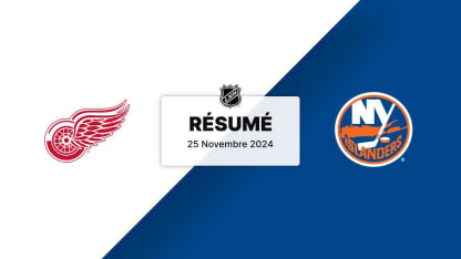 DET vs NYI | Résumé 25/11/24