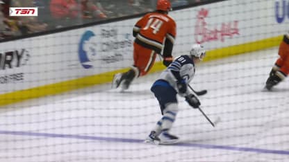 WPG@ANA: Connor scores goal against Lukas Dostal