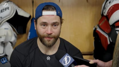 Victor Hedman | Pregame vs Boston Bruins