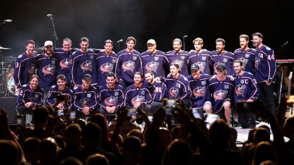 blue jackets of a revolution concert alumni hockey