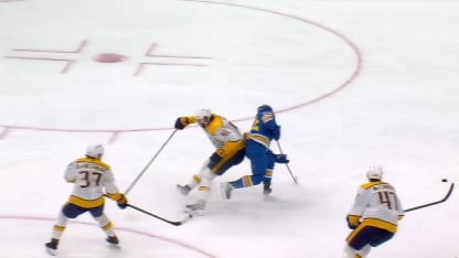 NSH@STL: Dvorsky puts the Blues on the board