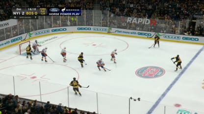 Elias Lindholm with a Powerplay Goal vs. New York Islanders