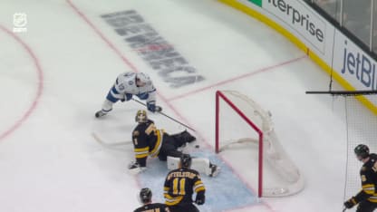 Swayman keeps the puck out