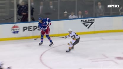 VGK@NYR: Lafrenière scores goal against Carter Hart