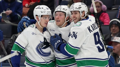 Boeser strikes on the power play