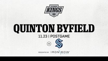 Quinton Byfield Media Availability 11/23/24