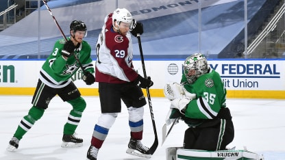 Nathan MacKinnon Dallas Stars Game 4 Playoffs 2020 August 30