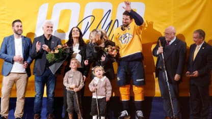 Josi à l'honneur pour ses 1000 matchs