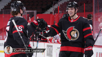 Drake Batherson badge Lepage