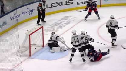 LAK@CBJ: Garland scores goal against Anton Forsberg