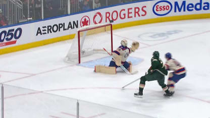 MIN@EDM: Faber scores goal against Connor Ingram