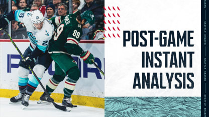 post game instant analysis by the number seattle kraken at minnesota wild