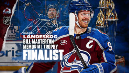 Gabriel Landeskog Bill Masterton Memorial Trophy Finalist