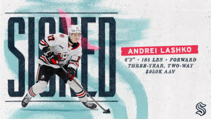 Seattle Kraken Sign Andrei Lashko to Entry-Level Contract-pr
