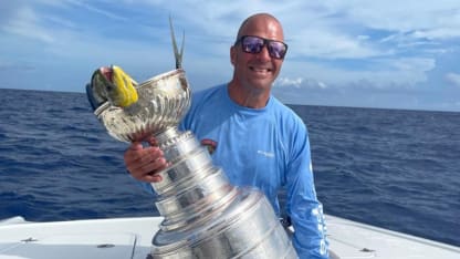 Panthers GM Bill Zito takes Stanley Cup fishing
