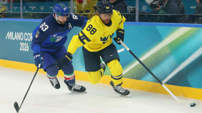 Luca Frigo ITA action Nylander SWE