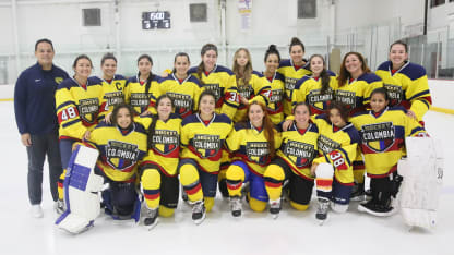 Colombia women team photo 1A without badge