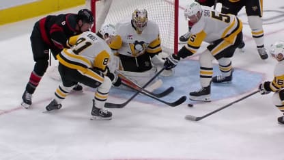 PIT@CAR: Stankoven scores goal against Stuart Skinner