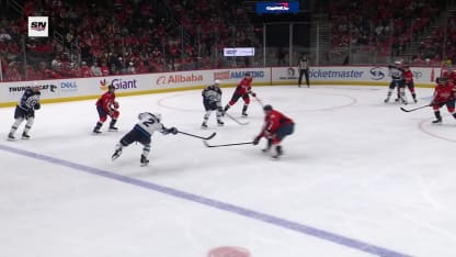 WPG@WSH: Scheifele scores goal against Charlie Lindgren