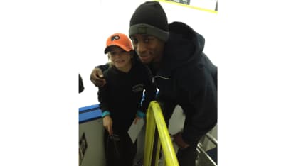 young porter martone with Wayne Simmonds