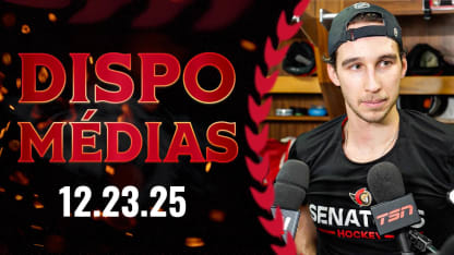 Dylan Cozens dispo médias avant le match contre BUF