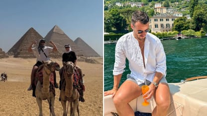 NHL stars summer travel adventures 