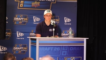 Ivar Stenberg at NHL Draft Media Day