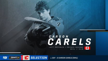 Flames Select Carson Carels
